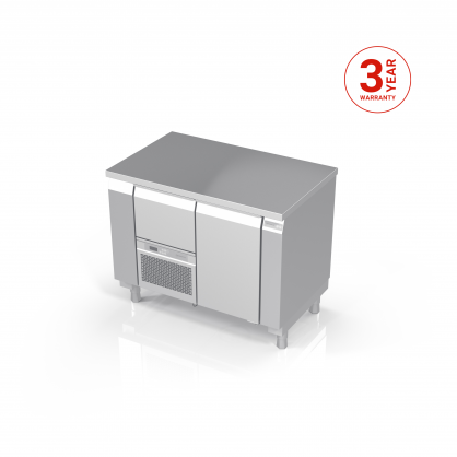 Kühltisch, 1½ Abteile, höhenverstellbar